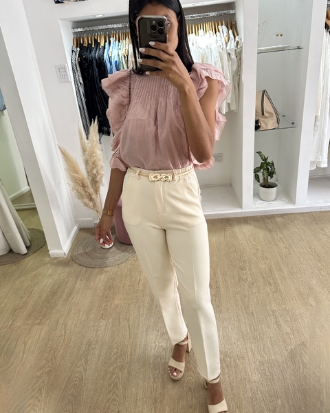 Pantalon Isadora Manteca