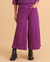 Calça Pantacourt Minimal Uva