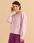 Blusão Maxi em Molecotton Lilás