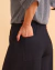 Calça Pantacourt Minimal Preta na internet