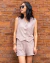 Shorts em Malha Texturizada Vida Caqui - comprar online