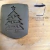 Base Estampada Sem Cabo - Natal - Árvore de Natal com Bolas - CERAMICANDO - Argila Estampada
