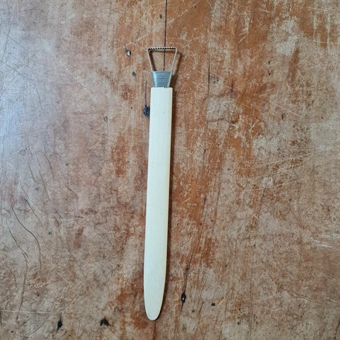 Esteca Ponta Metálica 1,5 cm Serrilhada - 1 peça