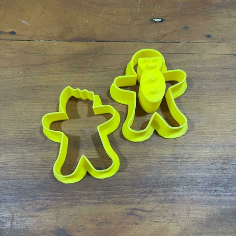 Cortadores - Natal - Gingerman (3 peças). ESCOLHA O TAMANHO!
