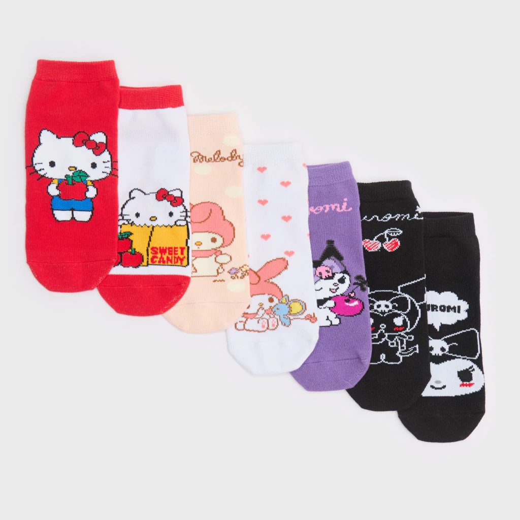 PACK X3 MEDIAS SOQUETES HELLO KITTY A6001