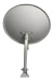5 Antena Digital Chapa Parabolica 60cm Ku + 5 Lnbf Simples na internet