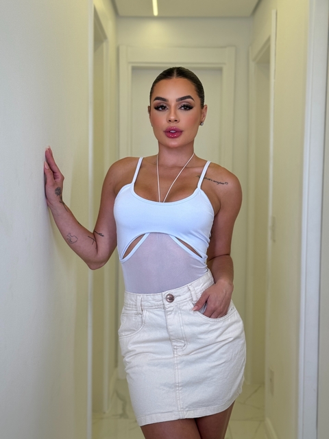 Saia jeans Poliana - comprar online