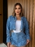 Short Saia Jeans Vanessa na internet