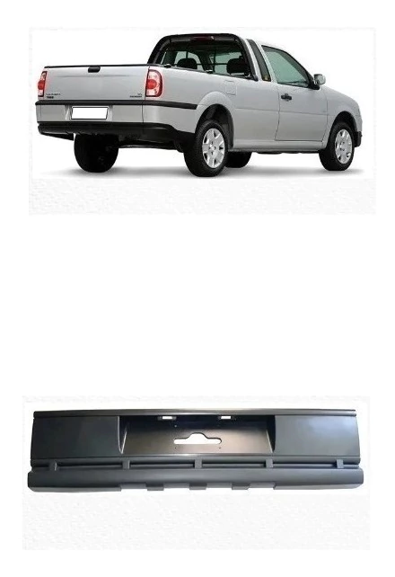 Parachoque Traseiro Saveiro G3 Fase II 2002 até 2005