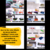 Kit 10 Rodinhos De Pia Dry Slim Rodo Pia Utensilios Cozinha - GTE Magazine