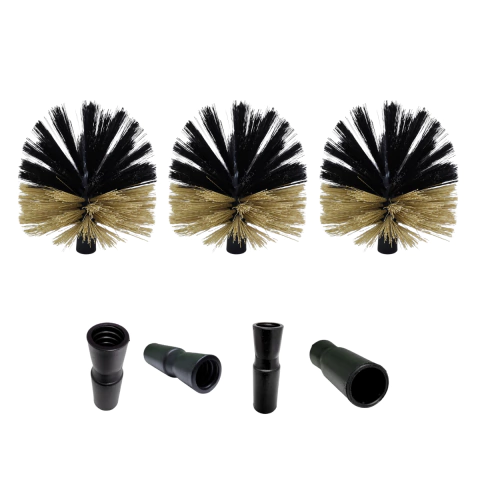 3 Vassouras Limpa Teto Forro Gesso Sem Cabo Com Alongador