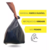 Saco De Lixo 100 Litros Preto Resistente 50 Unidades 0,08mm na internet