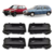 Kit Maçaneta Interna Fiat Uno Prêmio Fiorino Elba 1984 até 1994 4Pçs