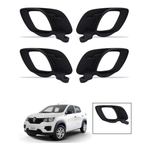 Kit Gatilho Maçaneta Interna Kwid 2017 até 2021 4Pçs Haste Curva