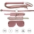 Kit ecocuero ROSA con antifaz, mordaza, esposas y latigo - comprar online