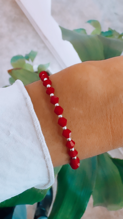 PULSERA ROJA CEREZA