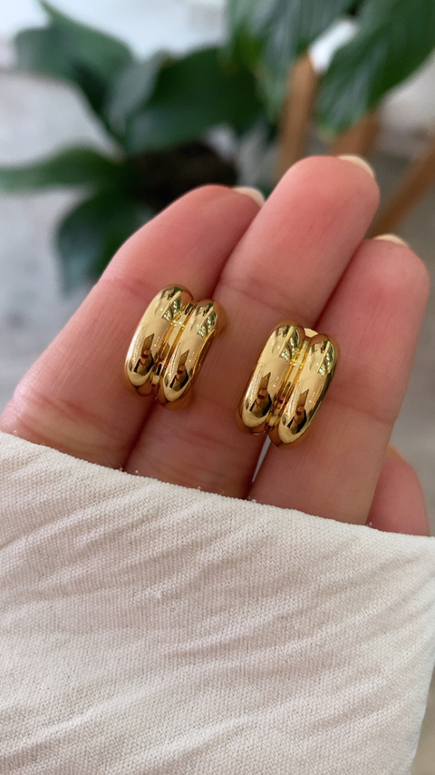 Aros pasantes doble inflados - comprar online