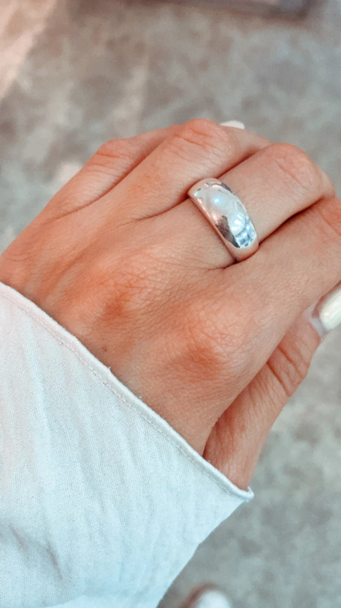 ANILLO MEDIO BOMBE LISO - comprar online