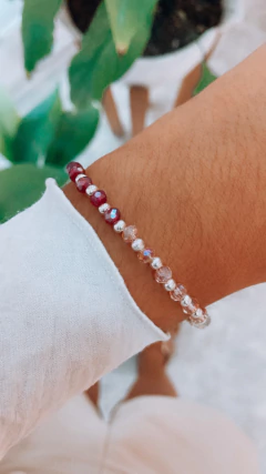 PULSERA CRISTALES RED&ROSE