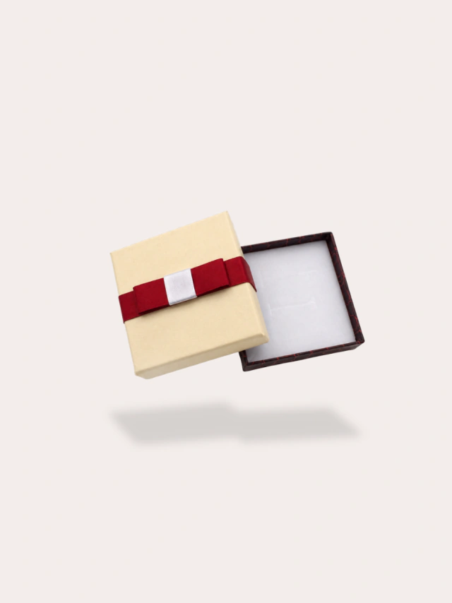 Caja con moño fedora joyas — imagen 2