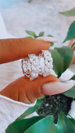 AROS CANDENAS PAVÉ - comprar online