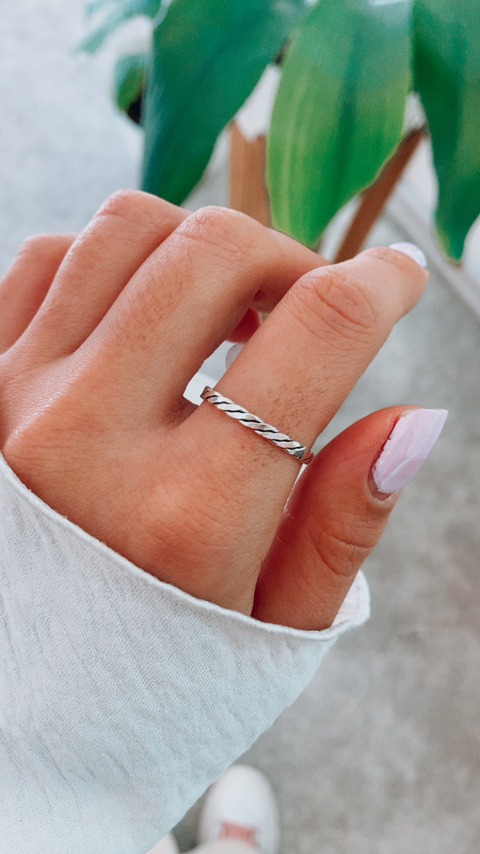Anillo trenzado