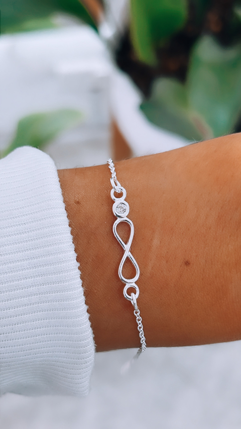 PULSERA INIFINITO Y LUZ