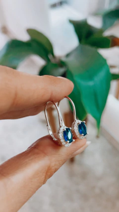 Aros brisura azul - comprar online