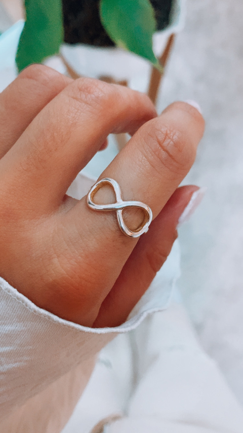 Anillo infinito liso
