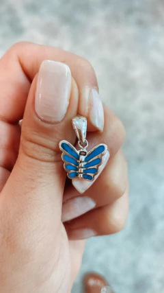 DIJE MARIPOSA TURQUESA - comprar online