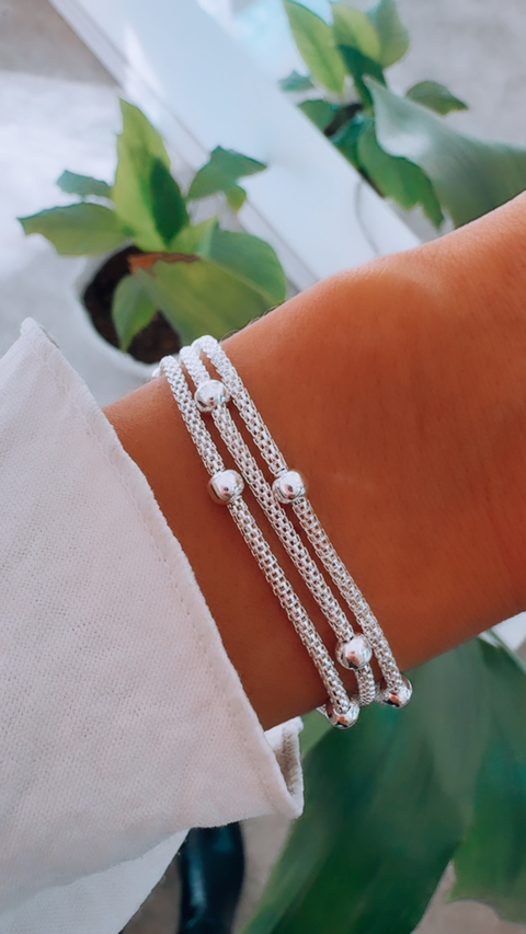 Pulsera triple