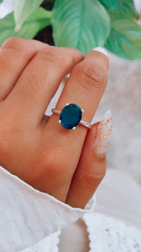 CINTILLO Solitario azul