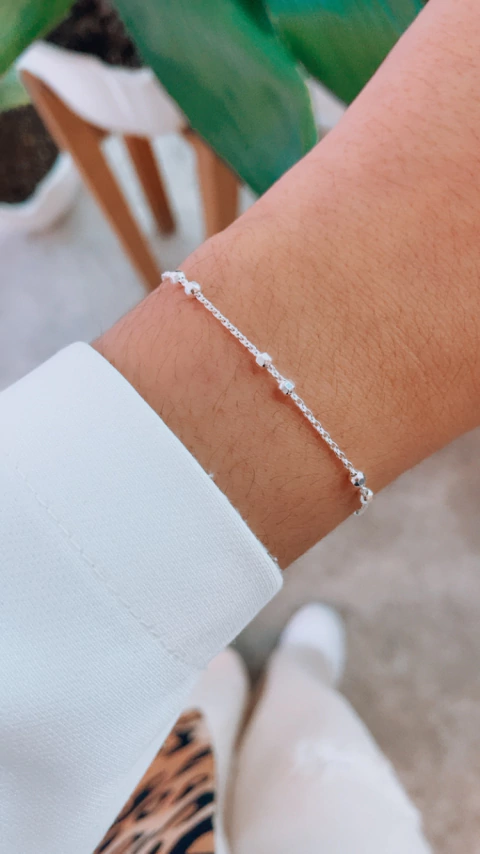 Pulsera con bolitas DISCO