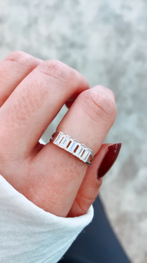 Anillo cubics abiertos - comprar online