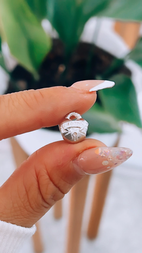 CHARM CORAZON CANDADO