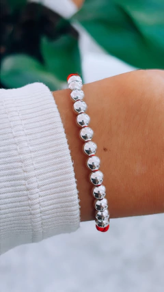 PULSERA MACRAME BOLITAS GRANDES