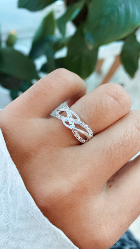 ANILLO INFINITO CALADO - comprar online