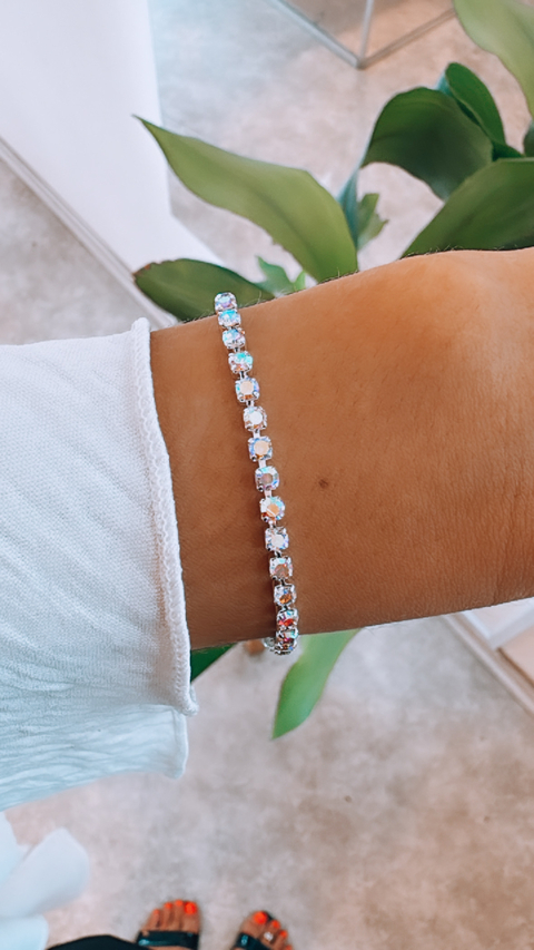 PULSERA TENNIS TORNASOLADA
