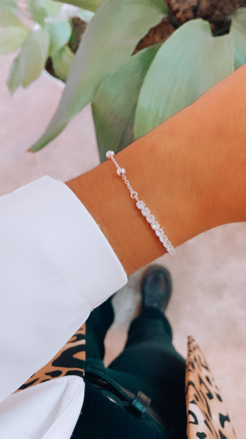 PULSERA TENIS Y BOLITAS
