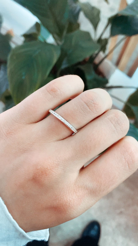 ANILLO SIN FIN PAVÉ - comprar online