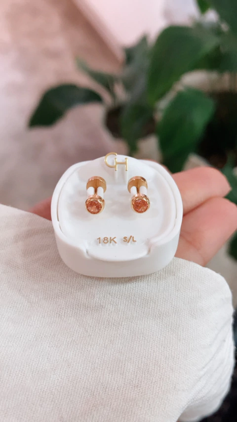 ABRIDORES ORO 18K CUBIC ROSA EN VIROLA - comprar online