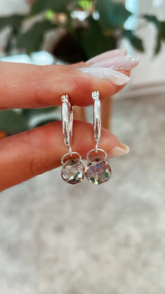 AROS GOTA DISCO BLANCO - comprar online