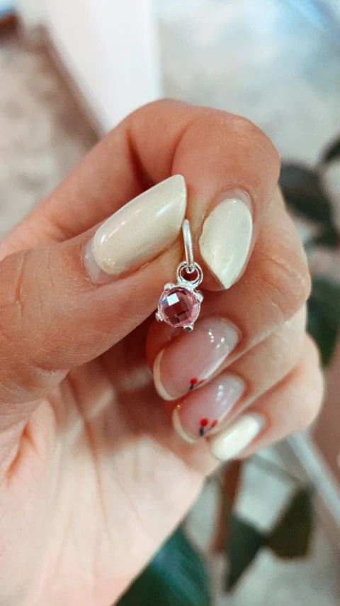 DIJE CUBIC ROSA - comprar online