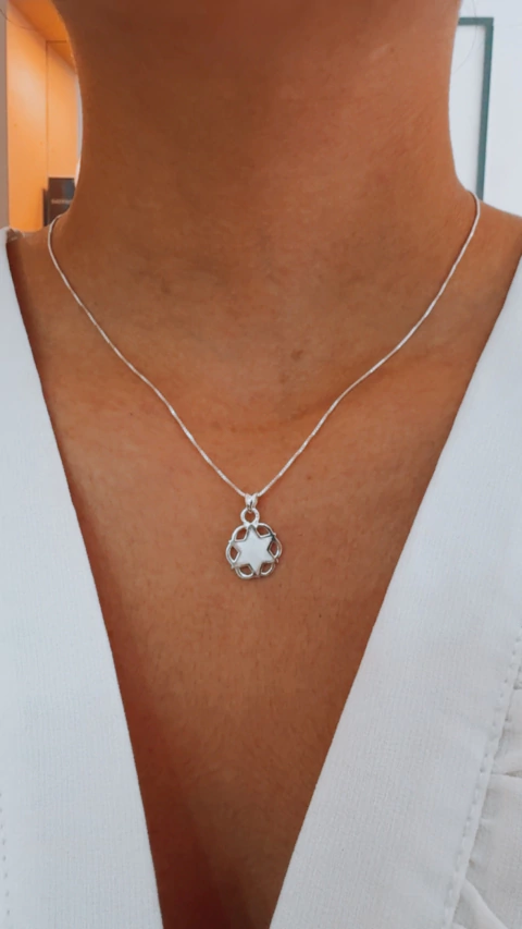 COLGANTE estrella nacar