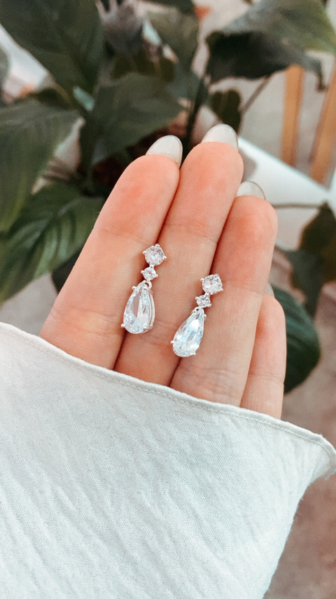 AROS CLARISSE BLANCOS - comprar online