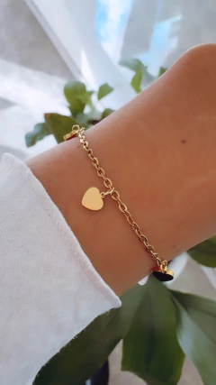 Pulsera corazón corbatera