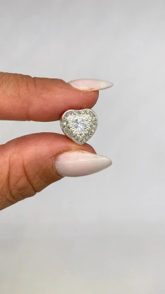 CHARM ACERO BLANCO CORAZON II - comprar online