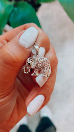 Dije elefante calado - comprar online