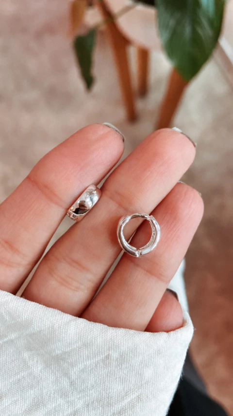 ARGOLLAS MINI LISAS 8mm - comprar online