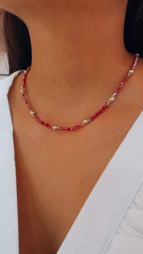 CHOCKER CRISTALES FACETADOS